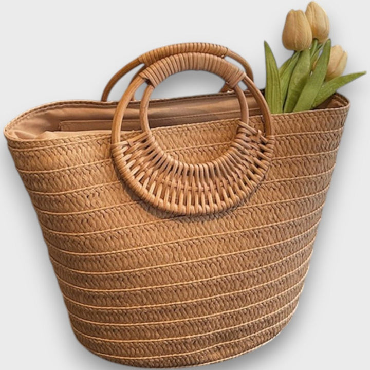 Kalinne - Woven Straw Summer Bag