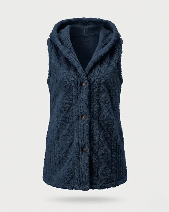 Evanna | Hooded Sleeveless Vest