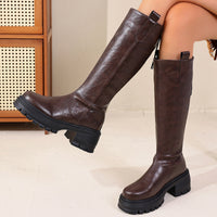 BRITTA™ – Cozy Fleece-Lined Tall Shaft Booties