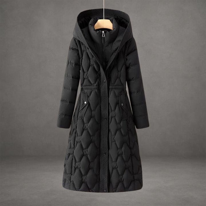 Helen | Longline Hooded Down Coat