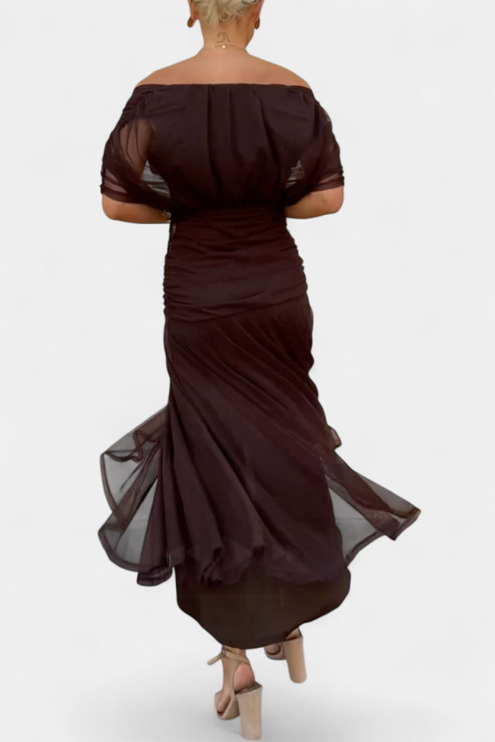 Sophia - Elegant Floral Pleated Dress