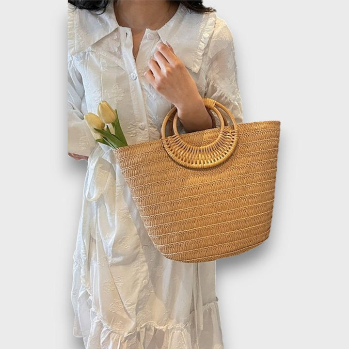Kalinne - Woven Straw Summer Bag