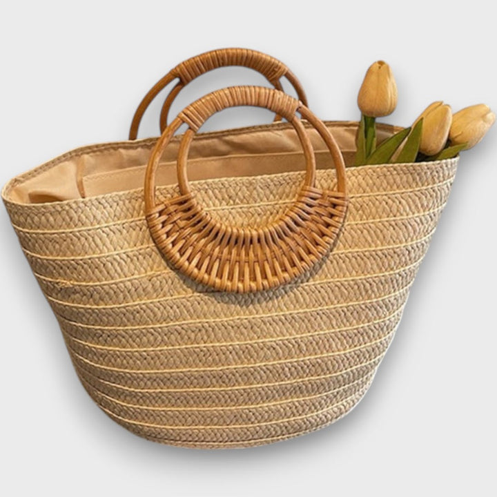 Kalinne - Woven Straw Summer Bag
