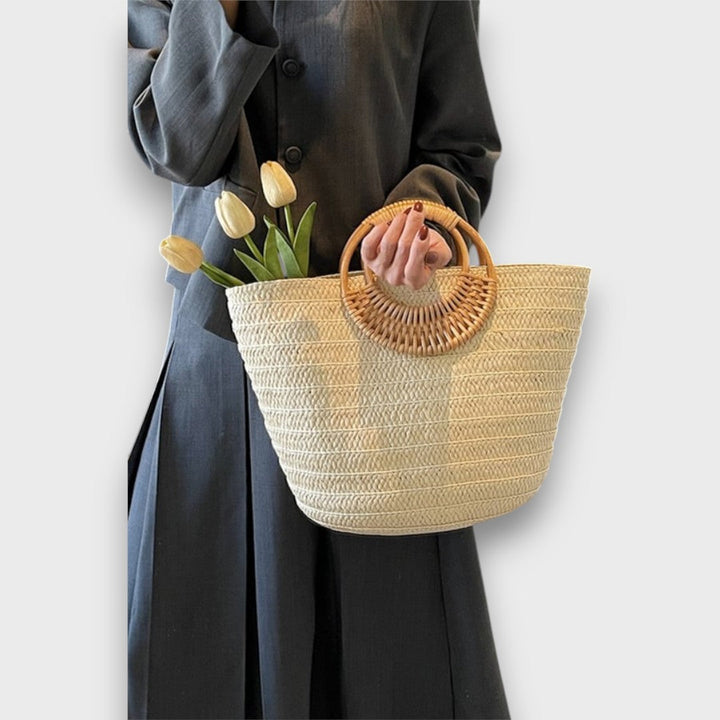 Kalinne - Woven Straw Summer Bag