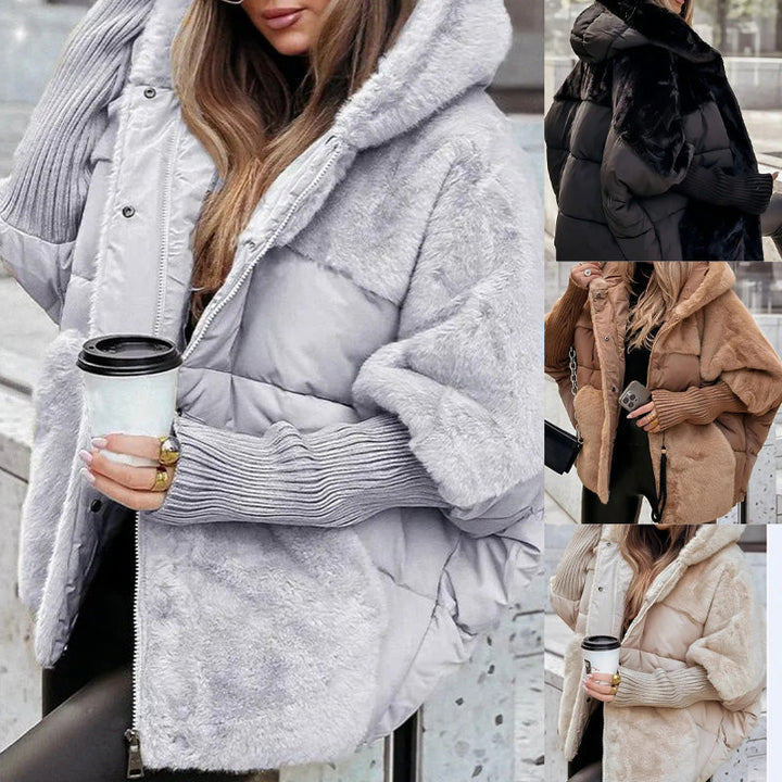 Marcelle | Elegant Faux Fur Puffer Jacket